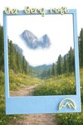 Der Berg ruft – Fotorahmen | Digitale STL & 3MF Datei | DIY 3D-Druck | Kommerzielle Lizenz inklusive I Fotorahmen Polaroid - Stil